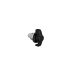 Padlocking Wingknob Door Latch (Black), 1.33H x 1.10W x 1.10D, Ind.Standard: IS17