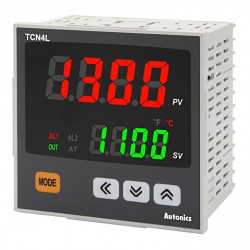 PID Control, 1/4 DIN, 4 digit Dual display, Relay & SSR Output, 2 Alarm Output, K/J/L/RTD Input, 100-240 VAC